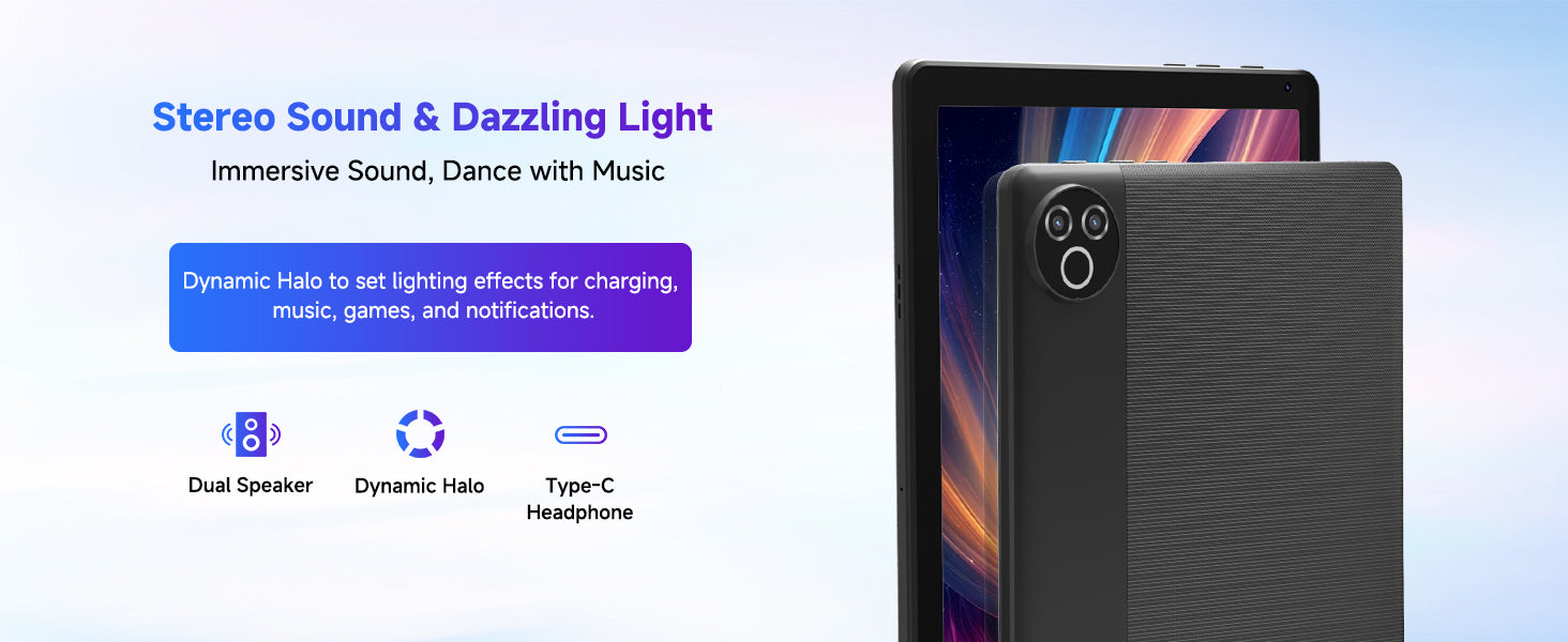 Android 10 Inch 1.8 GH  20GB RAM 64GB ROM 1TB WiFi 6 Bluetooth 5.4 Dual Camera