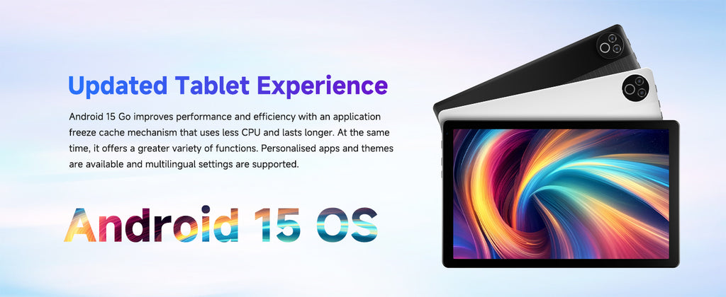 Android 10 Inch 1.8 GH  20GB RAM 64GB ROM 1TB WiFi 6 Bluetooth 5.4 Dual Camera