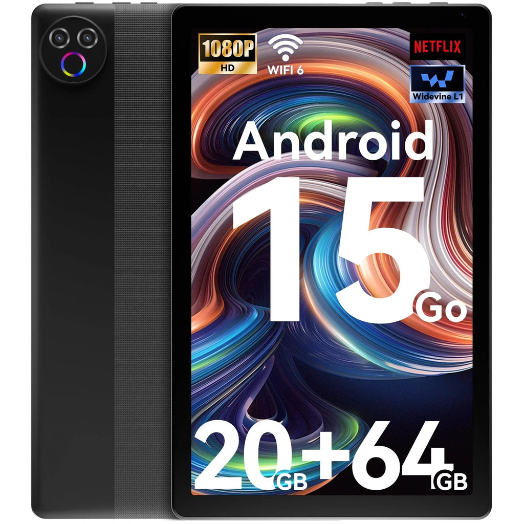 Android 10 Inch 1.8 GH  20GB RAM 64GB ROM 1TB WiFi 6 Bluetooth 5.4 Dual Camera