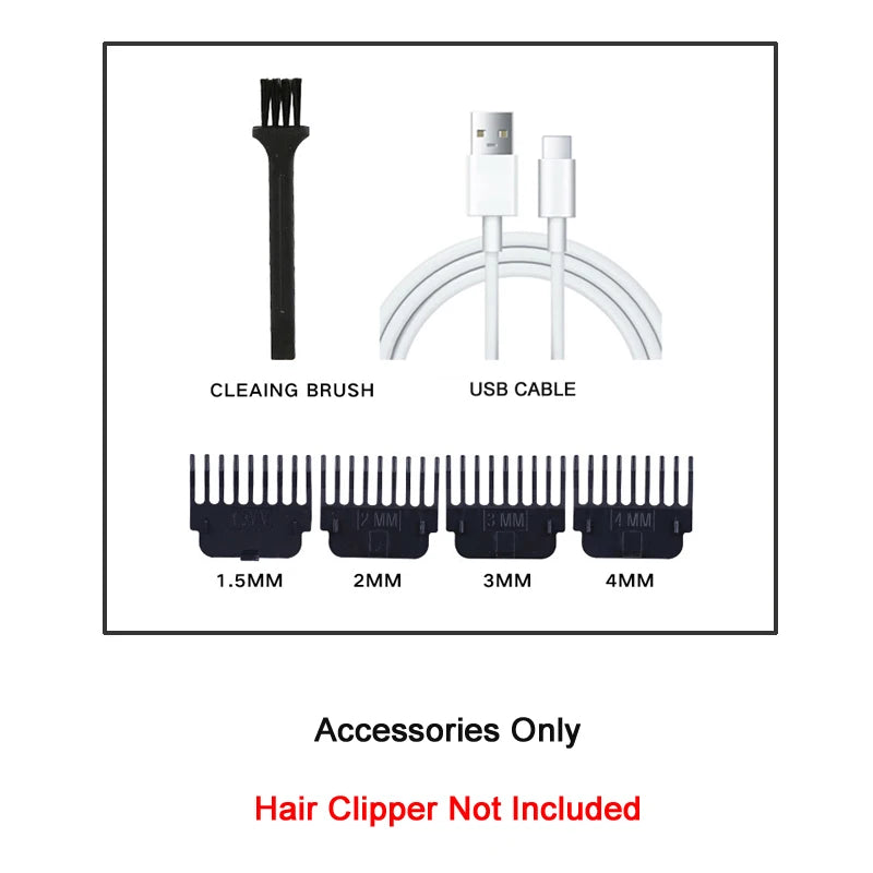 Professional Barber Hair Carving Clipper  Rechargeable Hair Cutting Machine