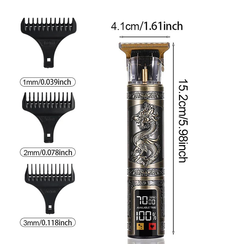 USB Charging Vintage Hair Clipper Machine