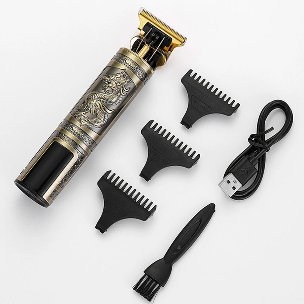 USB Charging Vintage Hair Clipper Machine