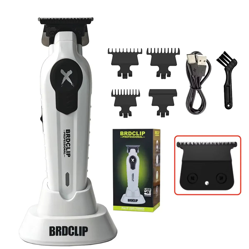 Professional Hair Trimmer Barber Electric Clipper with Charger Stand