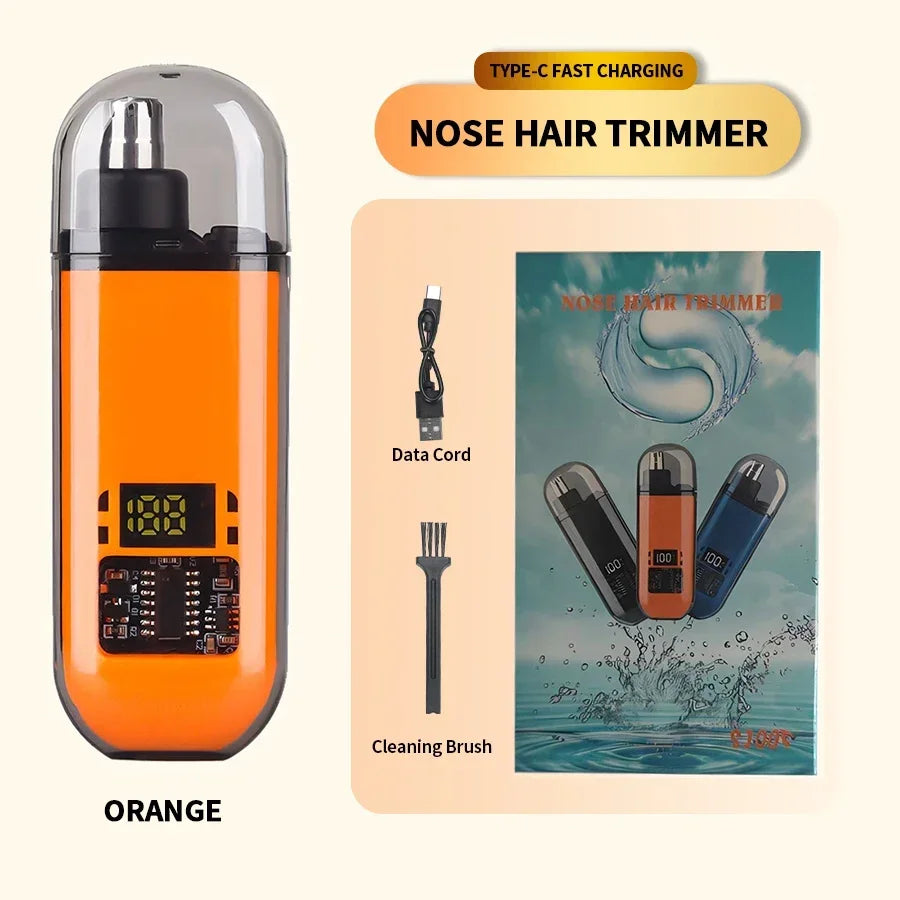 Professional Painless Electric 2 in 1 Ear And Nose Hair Trimmer Clipper