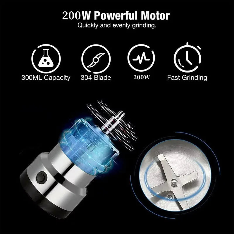 Kitchen Multifunctional 4 Blade Coffee Grinder