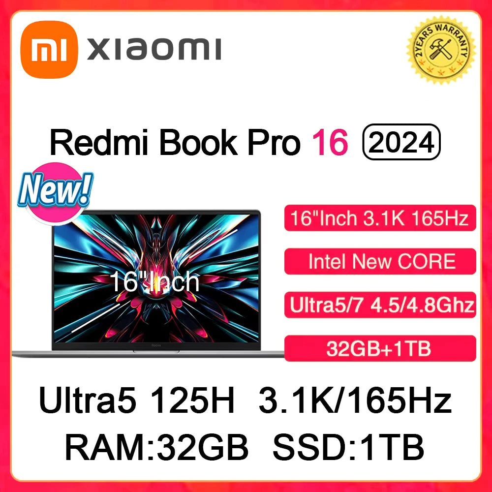 XIAOMI Redmi Pro 16 2024 Laptop Intel Ultra5