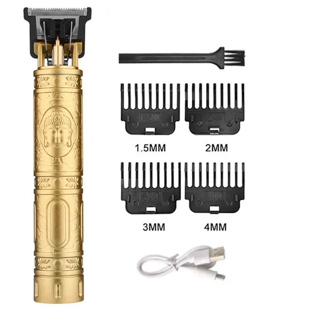 Professional Rechargeable Mens Hair Cutting Machine Beard Trimmer
