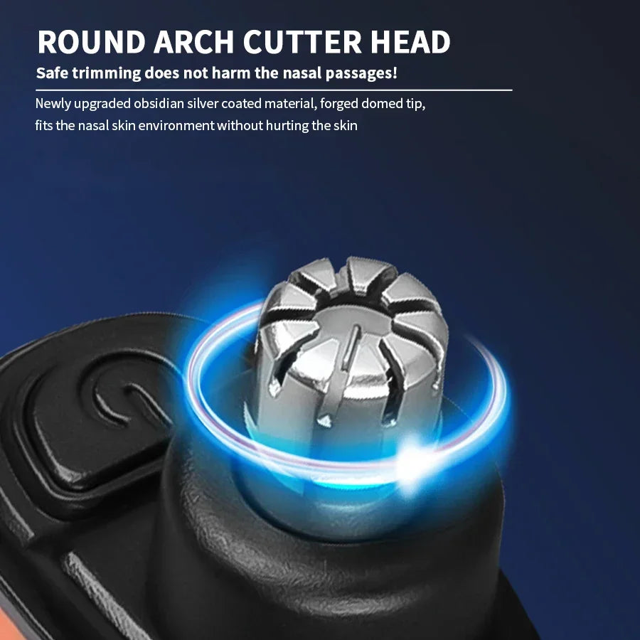 Professional Painless Electric 2 in 1 Ear And Nose Hair Trimmer Clipper