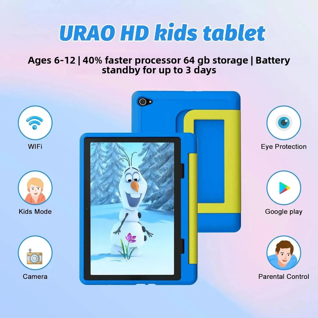 Kid Tablet Android 15 10 inch 8GB+64GB