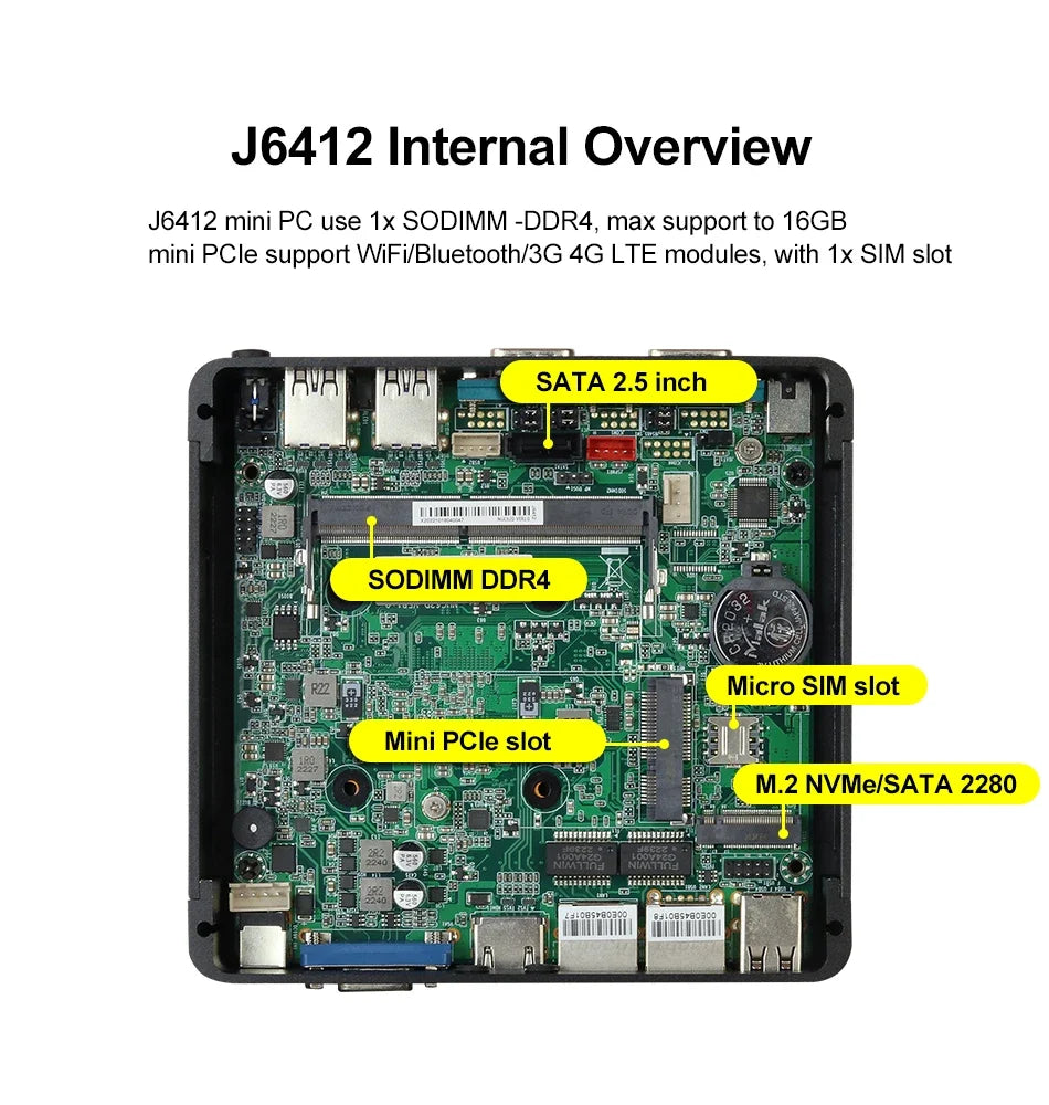 Linux Industrial Computer Intel Celeron