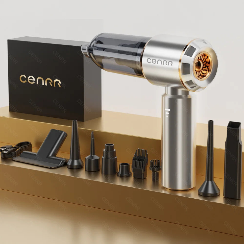 CENRR Mini Powerful Cordless Car Vacuum Cleaner