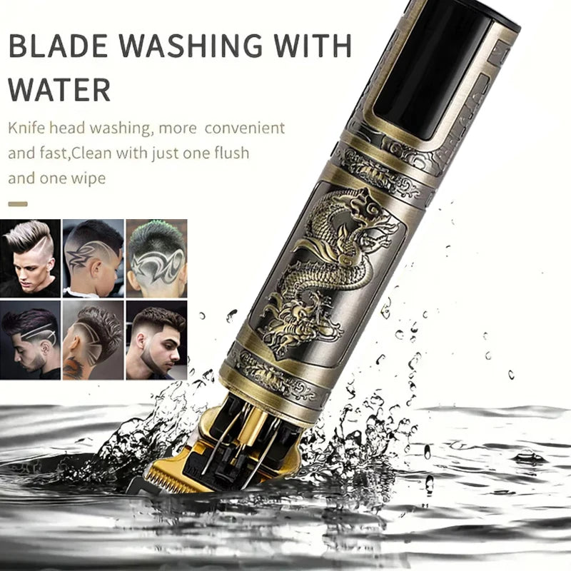 Professional Rechargeable Mens Hair Cutting Machine Beard Trimmer