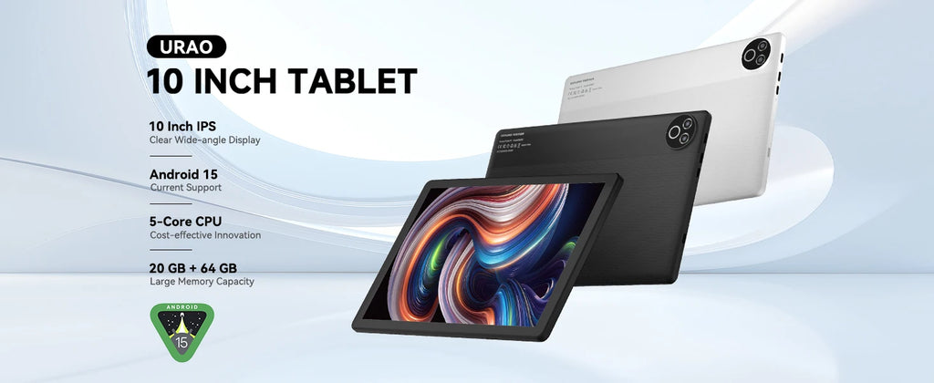 Android 10 Inch 1.8 GH  20GB RAM 64GB ROM 1TB WiFi 6 Bluetooth 5.4 Dual Camera