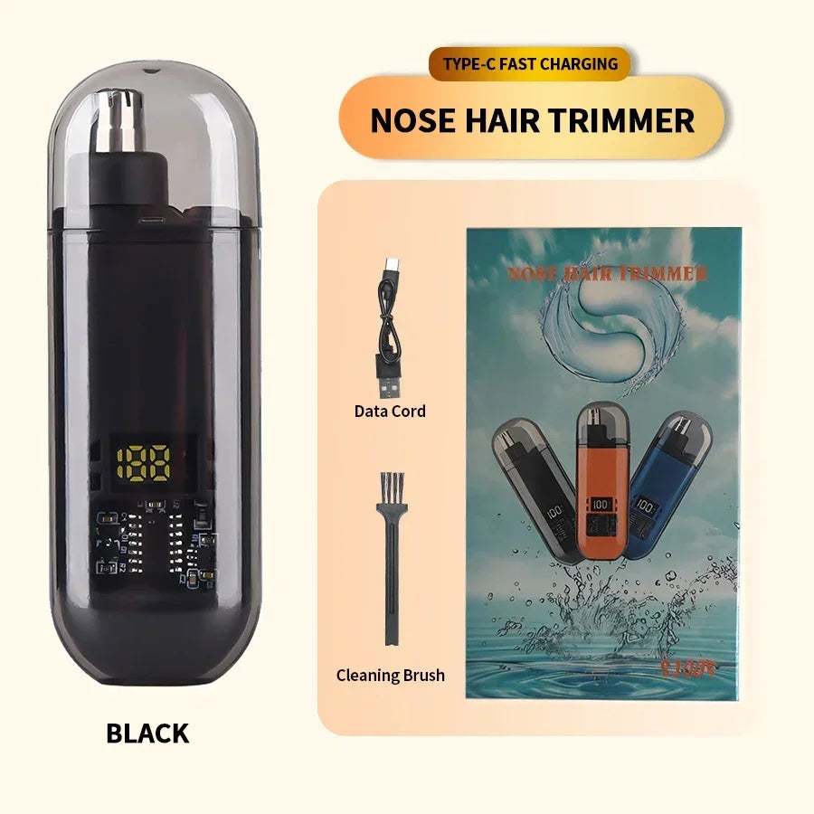Professional Painless Electric 2 in 1 Ear And Nose Hair Trimmer Clipper