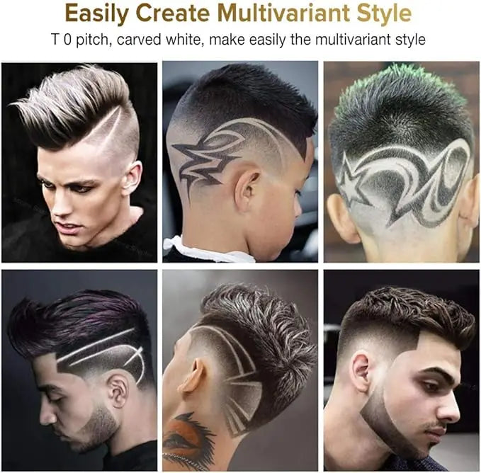 Professional Rechargeable Mens Hair Cutting Machine Beard Trimmer