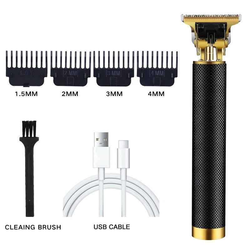 Professional Rechargeable Mens Hair Cutting Machine Beard Trimmer