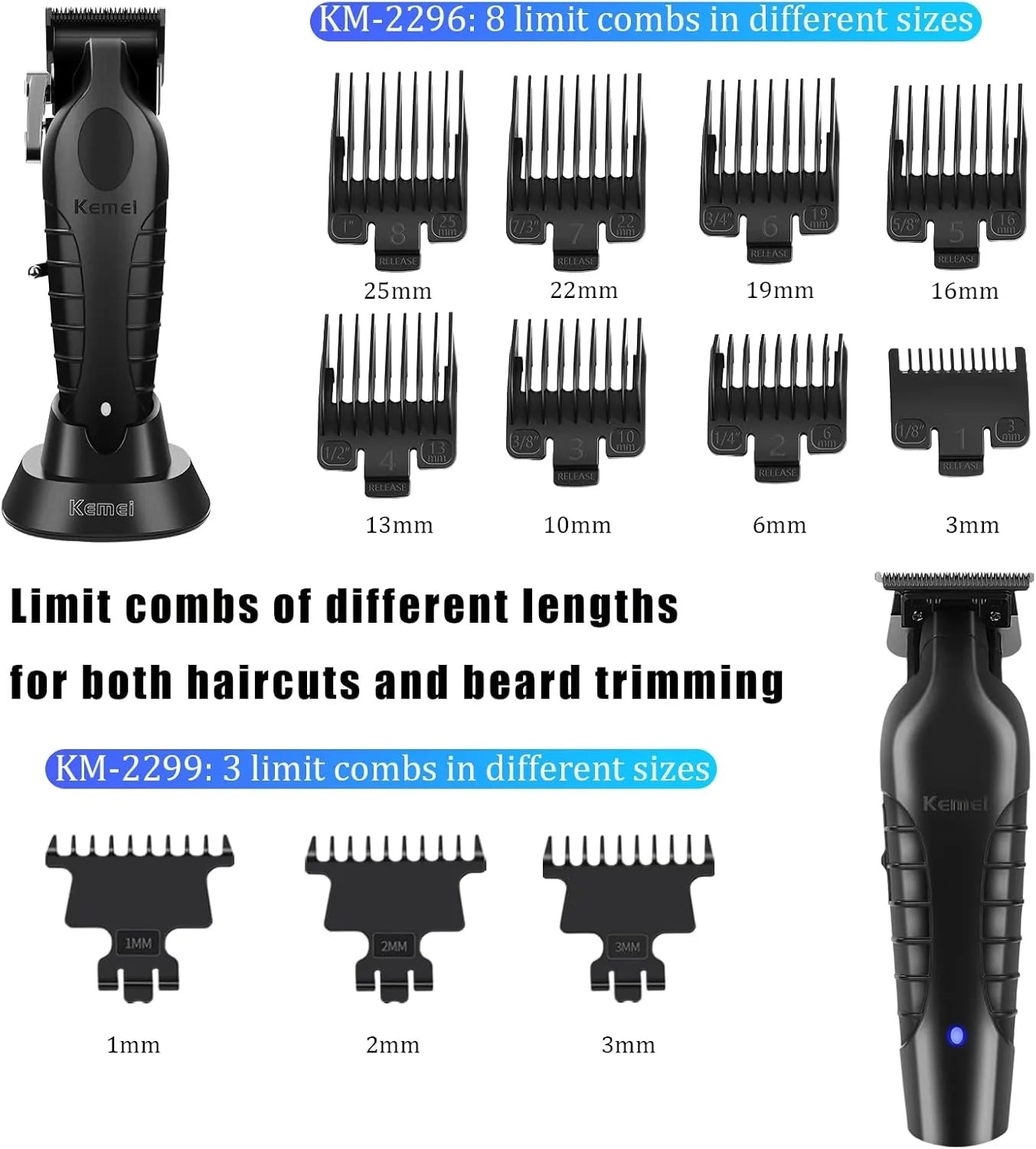 Professional Hair  Electric Clipper Cordless Trimmer