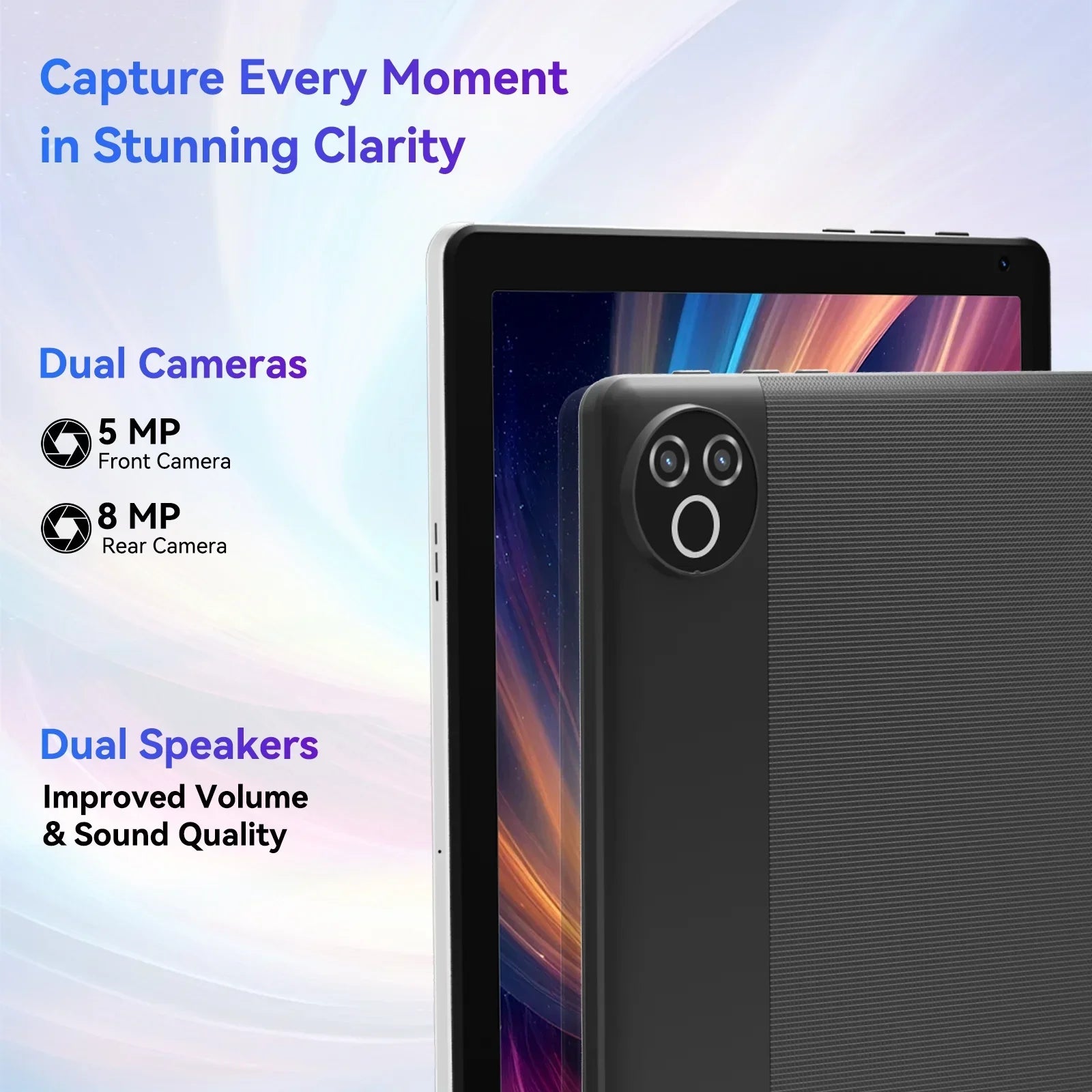 Android 10 Inch 1.8 GH  20GB RAM 64GB ROM 1TB WiFi 6 Bluetooth 5.4 Dual Camera