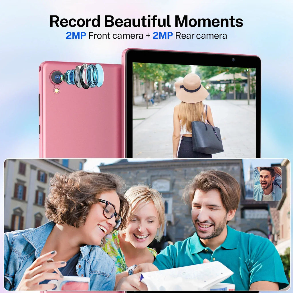 Android 14  10-inch Tablet, Quad-core Processor