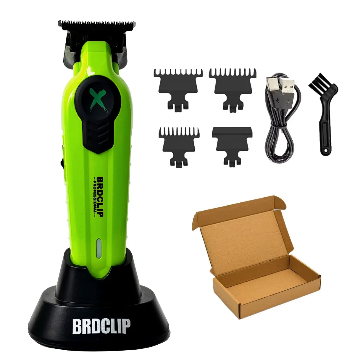 Professional Hair Trimmer Barber Electric Clipper with Charger Stand