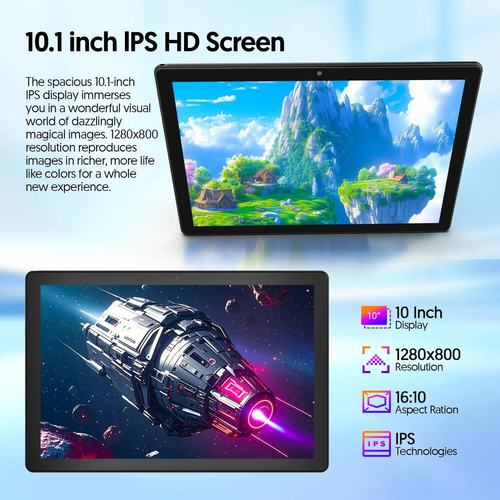 BAKEN 10-inch Android 15 tablet