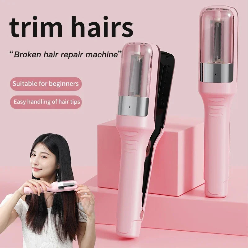Professional Cordless Hair Trimmer Split Ends Remover