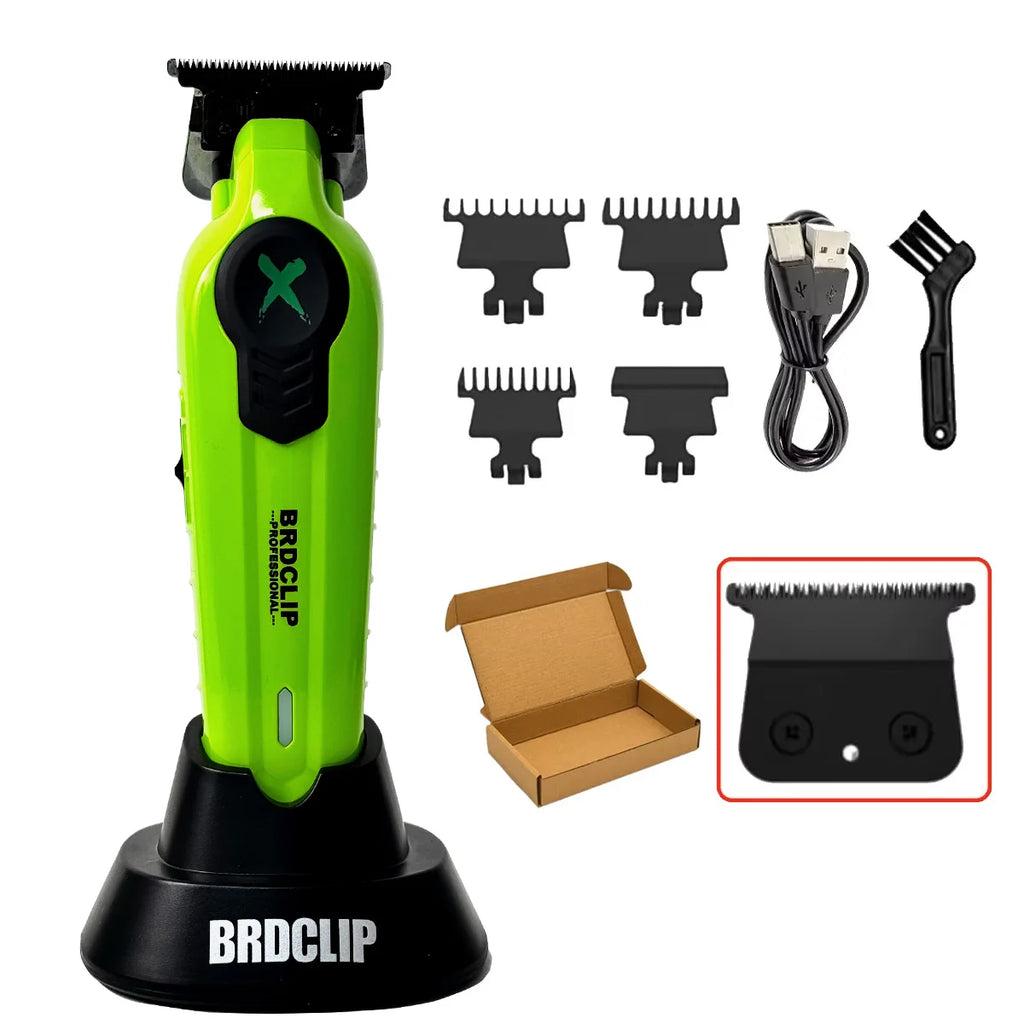 Professional Hair Trimmer Barber Electric Clipper with Charger Stand