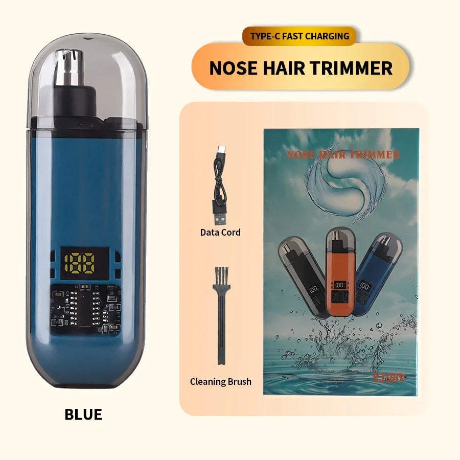 Professional Painless Electric 2 in 1 Ear And Nose Hair Trimmer Clipper