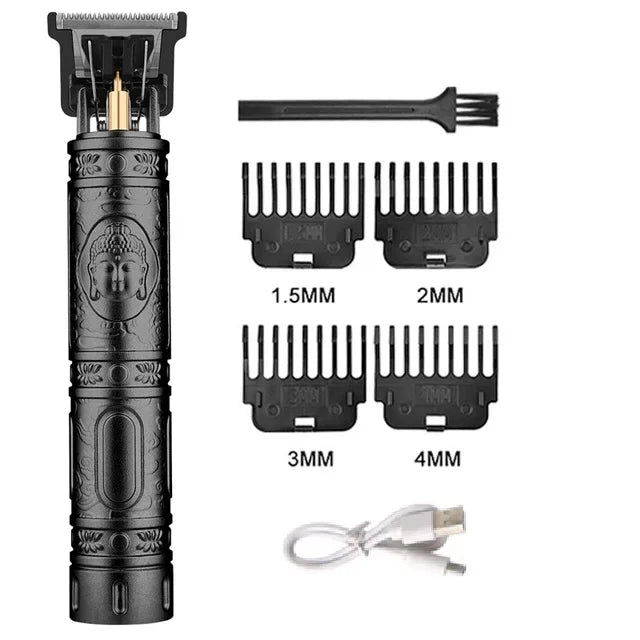 Professional Rechargeable Mens Hair Cutting Machine Beard Trimmer
