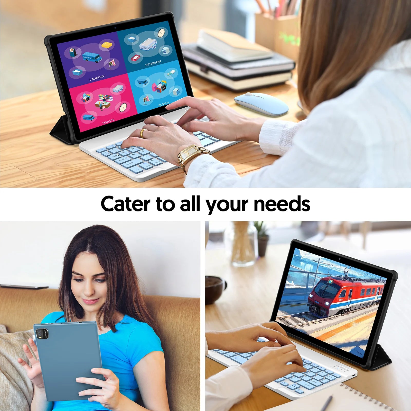 BAKEN 10-inch Android 15 tablet