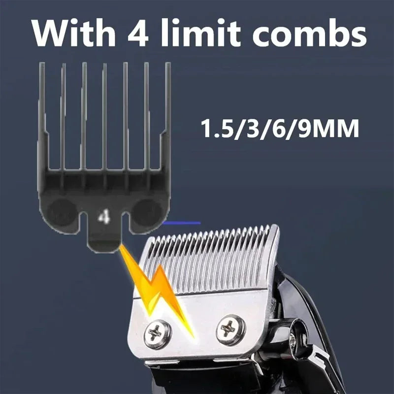 Professional Rechargeable Cordless Men Hair Clipper / Trimmer