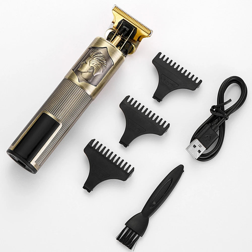 USB Charging Vintage Hair Clipper Machine