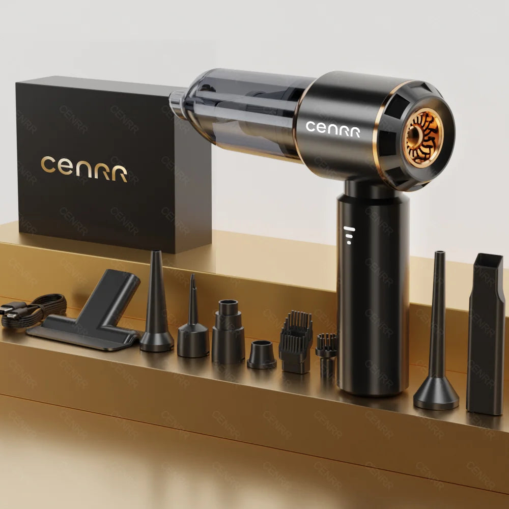 CENRR Mini Powerful Cordless Car Vacuum Cleaner