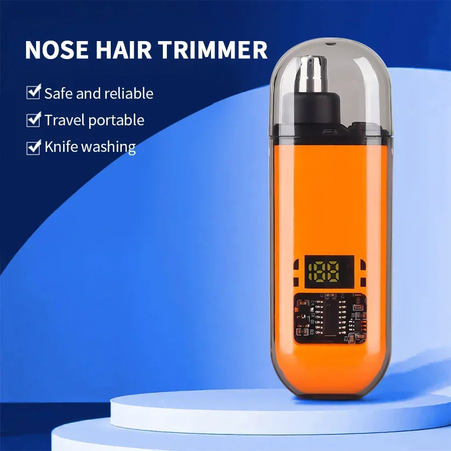 Professional Painless Electric 2 in 1 Ear And Nose Hair Trimmer Clipper