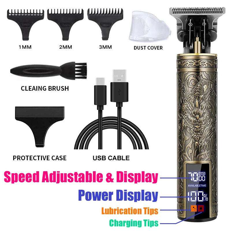 Professional Electric Hair Trimmer /Clipper /Cutting / Beard Shaver Machine