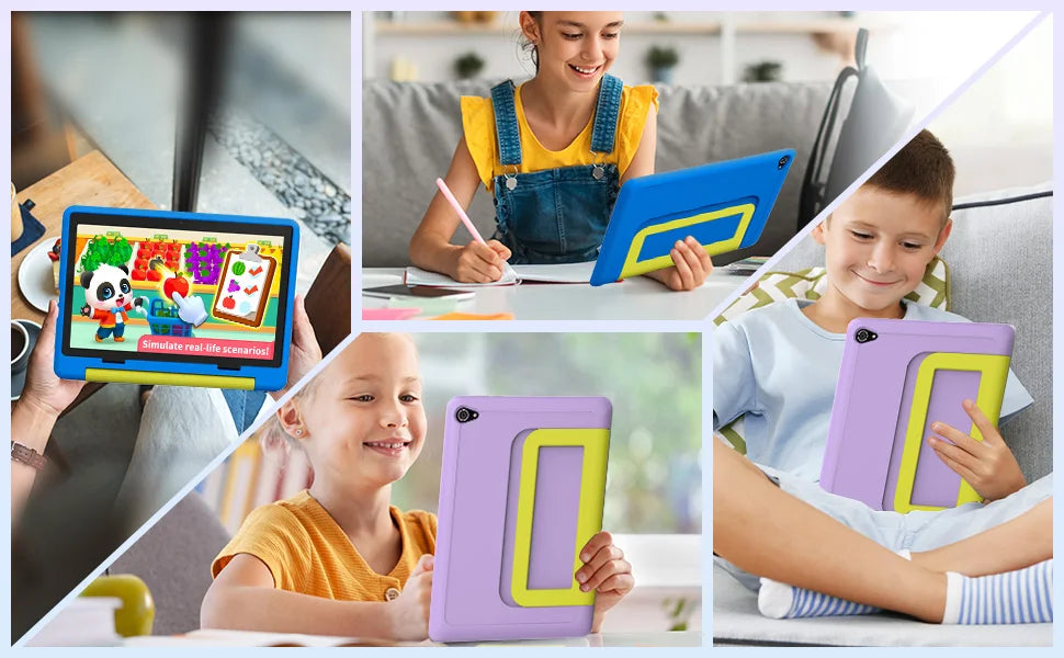 10" Children's Cartoon Learning Tablet Education Games