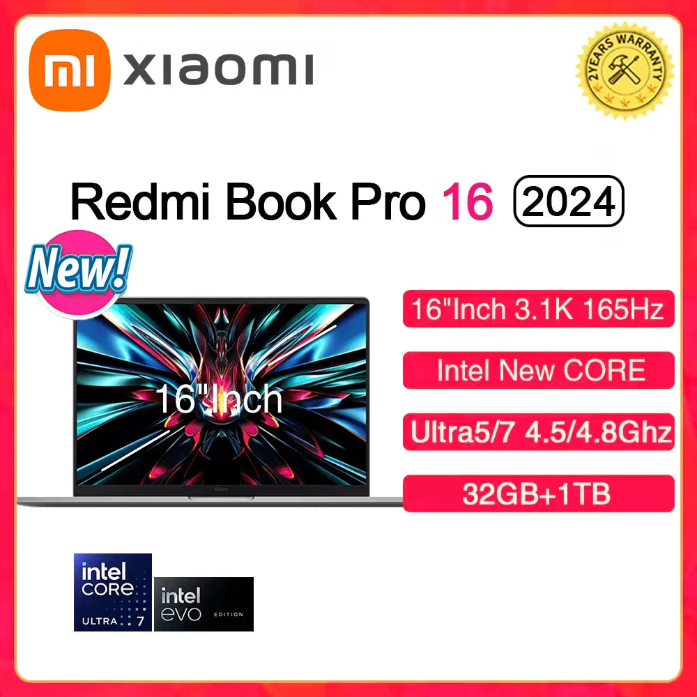 XIAOMI Redmi Pro 16 2024 Laptop Intel Ultra5