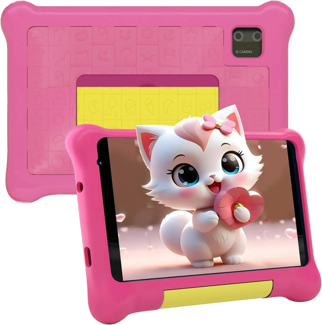 Children Android 7 Inch Tablet  13 5GB RAM 32GB ROM 128GB Expandable Quad Core Wi-Fi Bluetooth