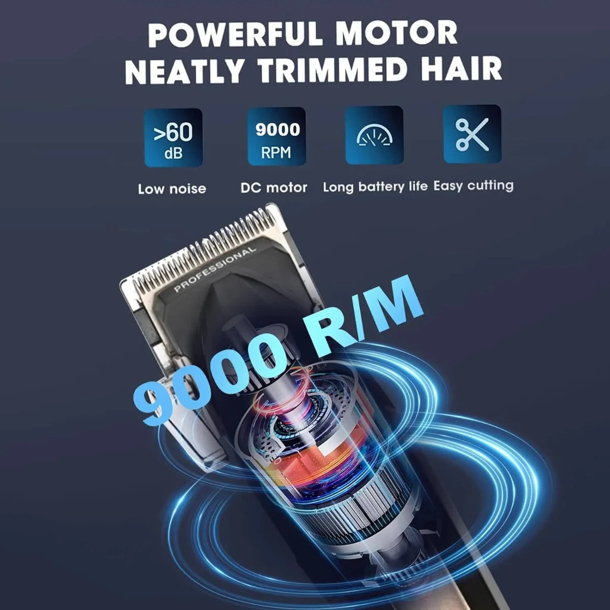 Professional Hair Clipper Hair Beard Trimmer