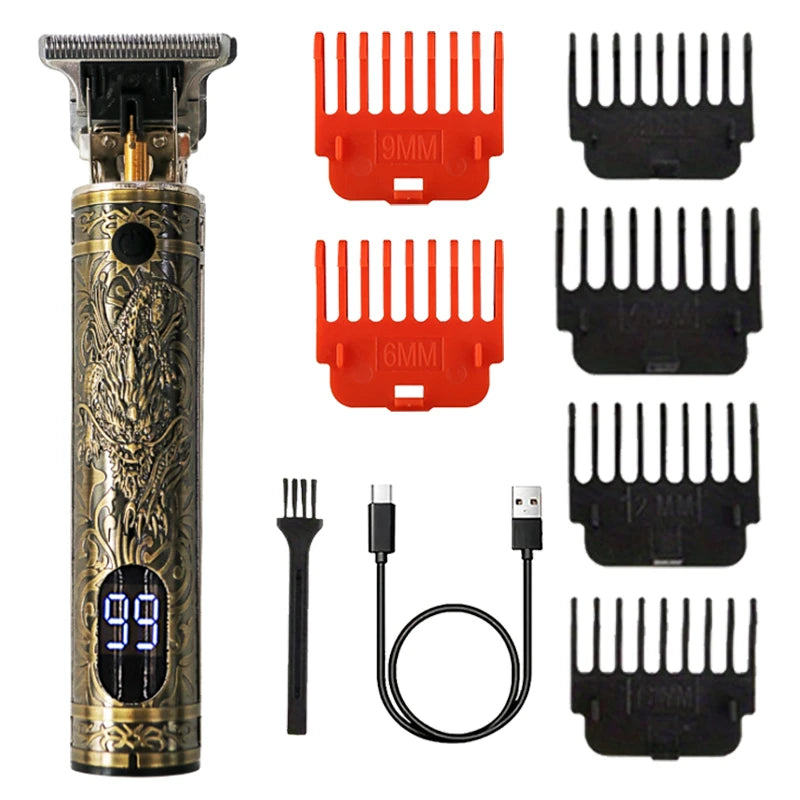 USB Charging Vintage Hair Clipper Machine