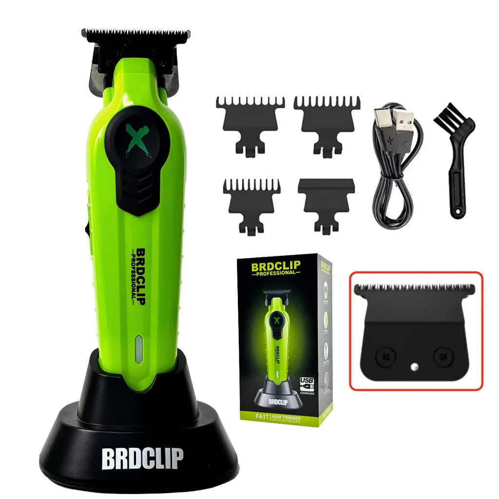 Professional Hair Trimmer Barber Electric Clipper with Charger Stand